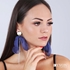 Image sur Kolczyki z jedwabiu E03050