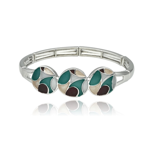 Image sur Bransoletka z kolorowej emalii B99805