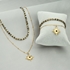 Image sur Bransoletka ze stali sz. z agatami B99501