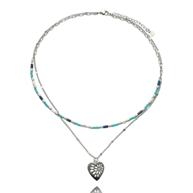 Bild von Naszyjnik ze stali z lapisem lazuli N99523a