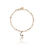 Picture of Bransoletka ze stali z kwarcami B99516a