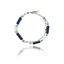 Изображение Bransoletka ze stali z lapisem lazuli B99507a