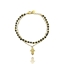 Bild von Bransoletka ze stali z agatami B99501a