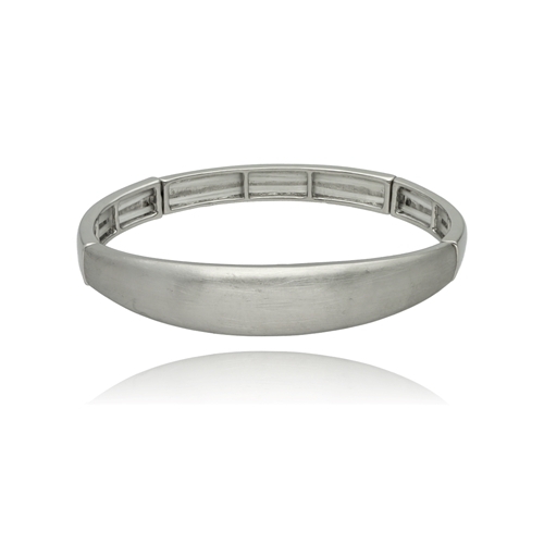 Image sur Bransoletka z metalu szczotkowanego B98308