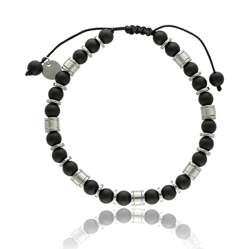 Изображение Bransoletka męska z  agatami BM97722