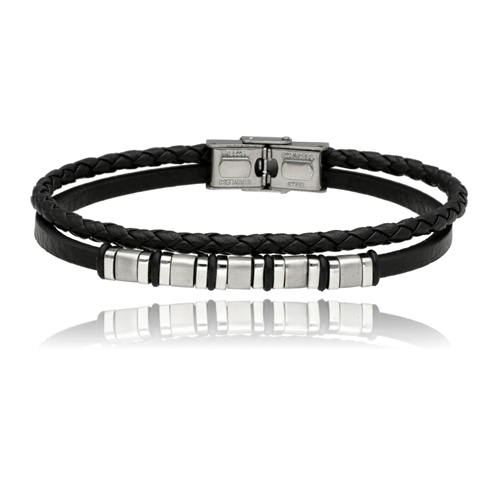 Изображение Bransoletka męska ze skóry BM97145