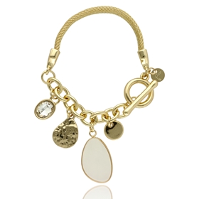Bild von Bransoletka z jadeitem mlecznym B97521