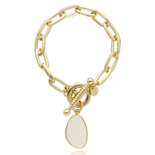 Picture of Bransoletka z jadeitem mlecznym B97518