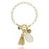 Picture of Bransoletka z jadeitem mlecznym B97501