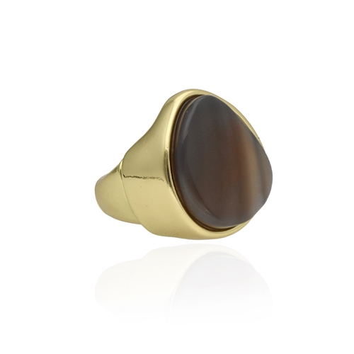 Obrazek Pierścionek z agatem R97104
