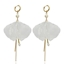 Obrazek Kolczyki jedwabne E98089