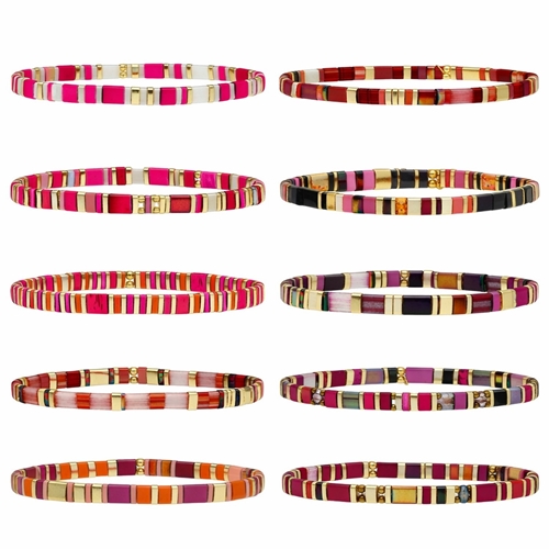 Obrazek Bransoletki TILA zestaw 10 szt B96401