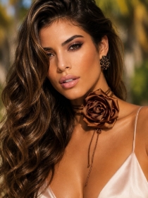 Obrazek Choker LA ROSA N97704